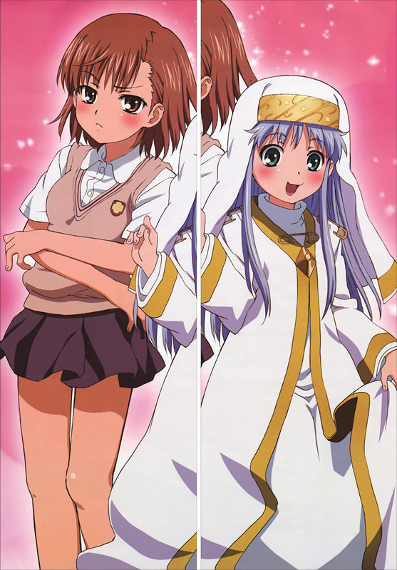 A Certain Magical Index Mikoto Misaka + Index Librorum Prohibitorum Anime Dakimakura Body Pillow Cover