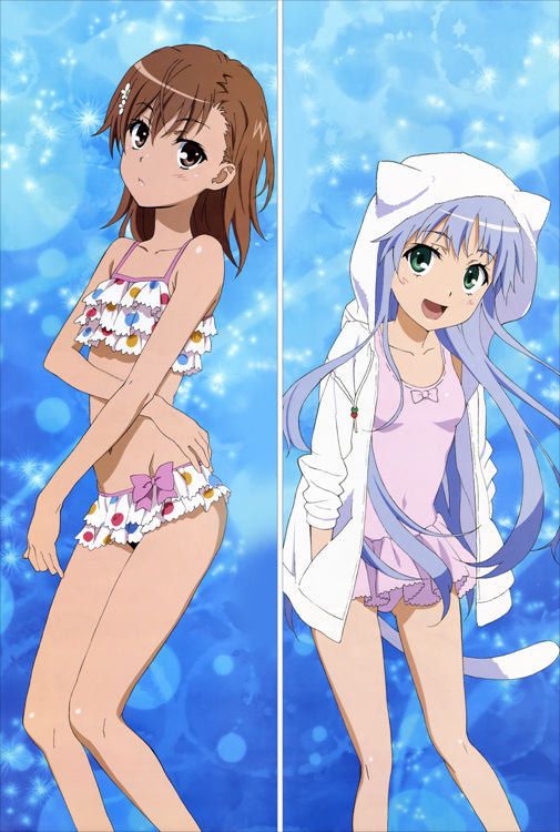 A Certain Magical Index Mikoto Misaka + Index Librorum Prohibitorum Anime Dakimakura Body Pillow Cover