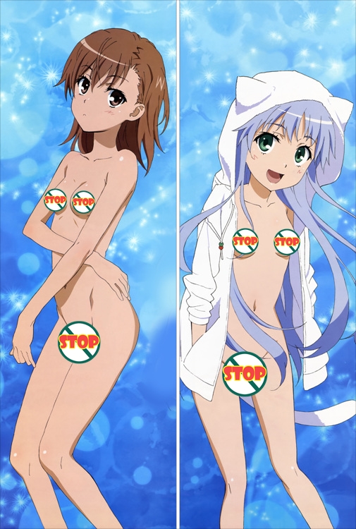 A Certain Magical Index Mikoto Misaka + Index Librorum Prohibitorum Anime Dakimakura Body Pillow Cover