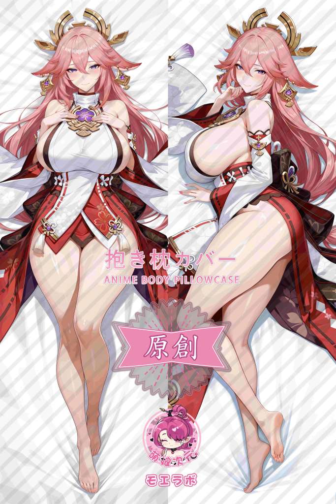 Genshin Impact Yae Miko Anime Dakimakura Body Pillow Cover