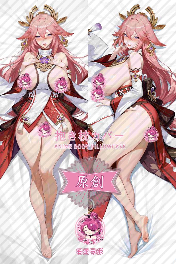 Genshin Impact Yae Miko Anime Dakimakura Body Pillow Cover