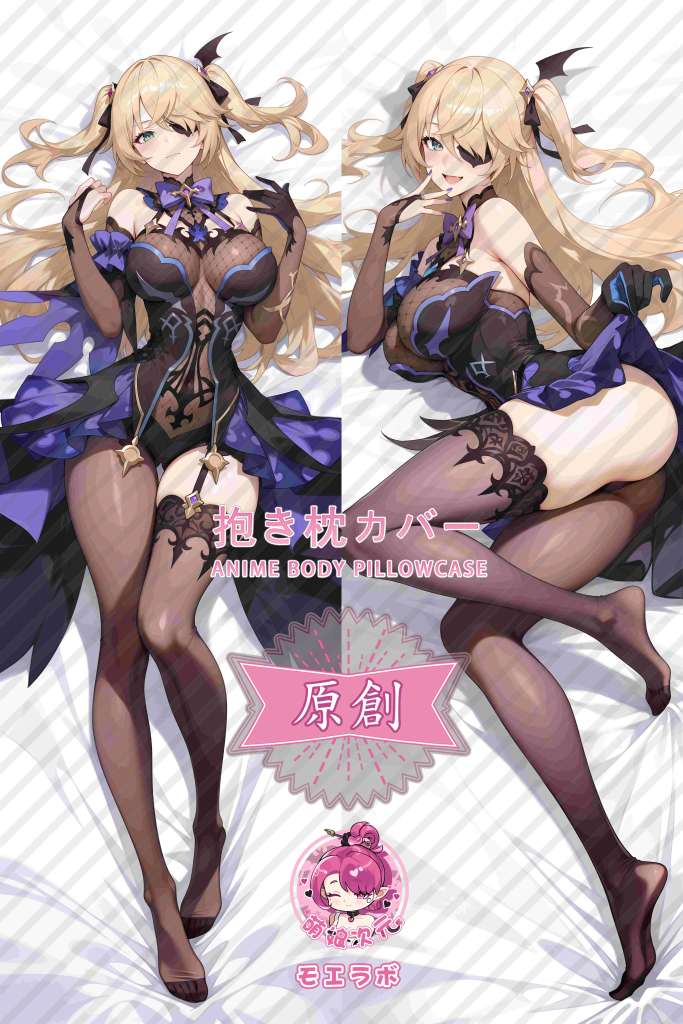 Genshin Impact Fischl Anime Dakimakura Body Pillow Cover
