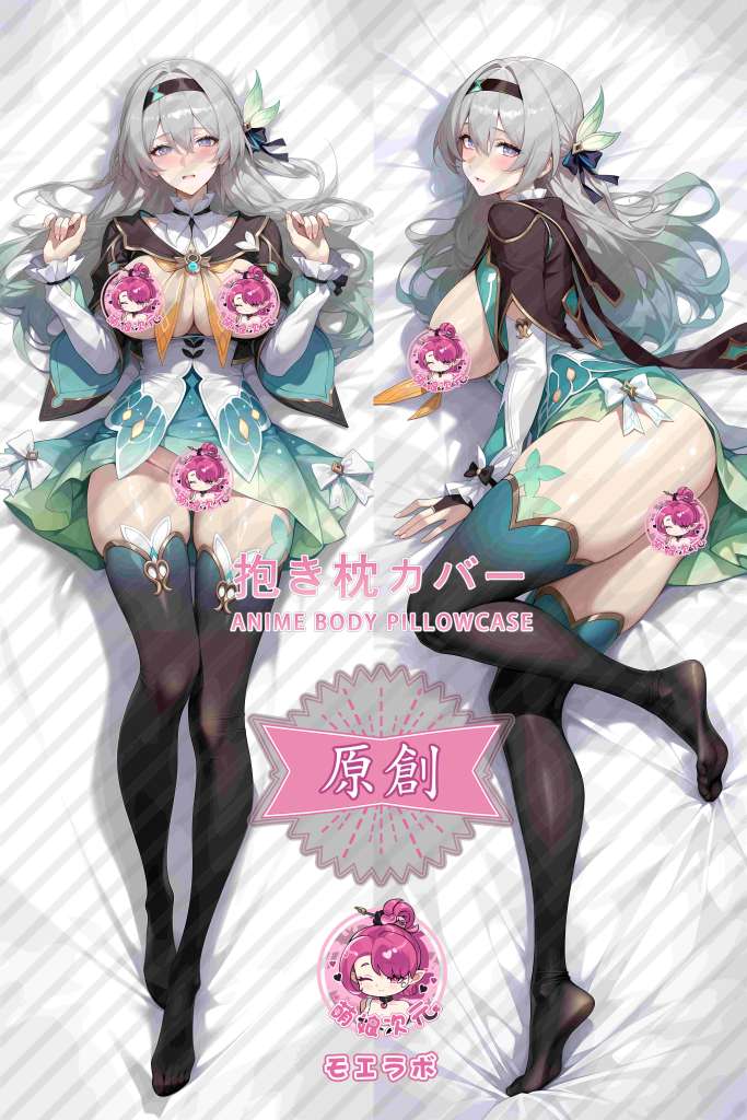 Honkai: Star Rail 流萤 Anime Dakimakura Body Pillow Cover