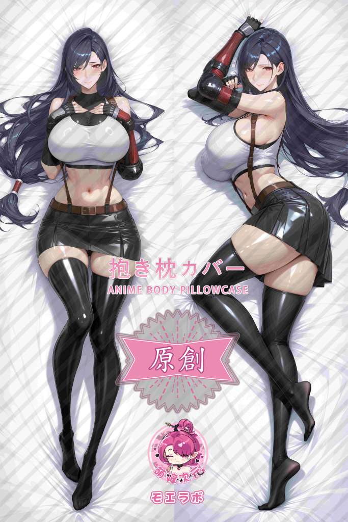 Final Fantasy 蒂法 Anime Dakimakura Body Pillow Cover