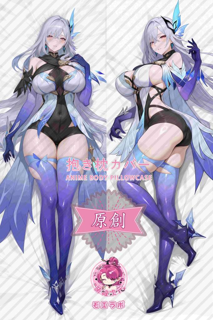 Genshin Impact Skirk Anime Dakimakura Body Pillow Cover