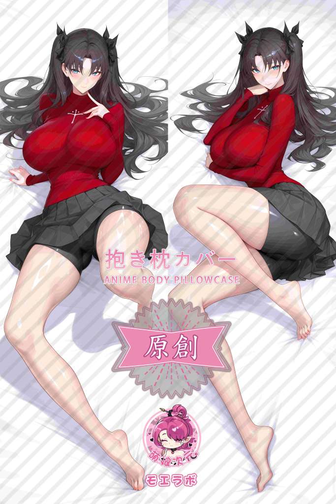 Fate 远坂凛 Anime Dakimakura Body Pillow Cover