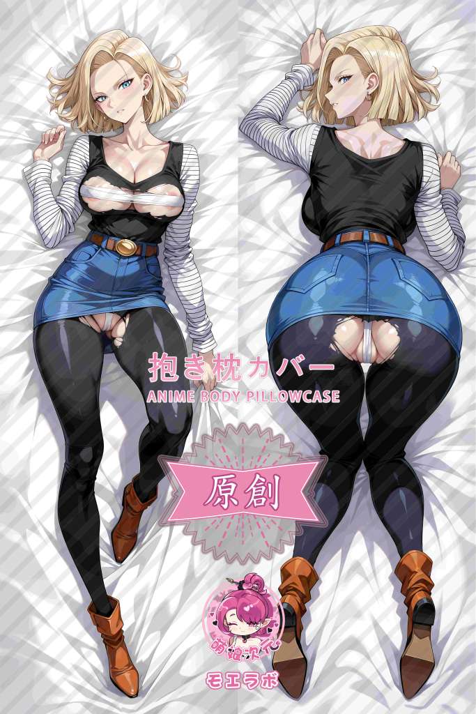 Dragon Ball 人造人 18 号 Anime Dakimakura Body Pillow Cover