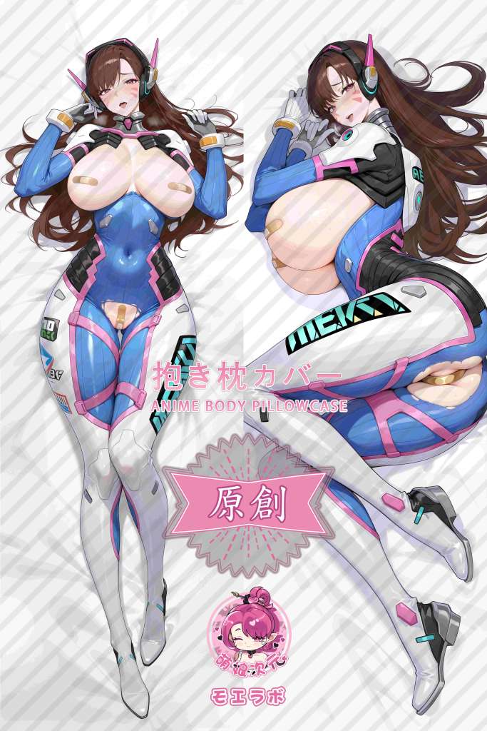 Overwatch D.Va Anime Dakimakura Body Pillow Cover