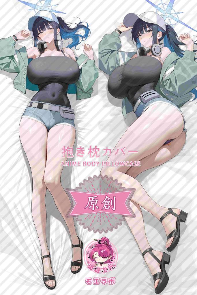 Blue Archive 锭前纱织 Anime Dakimakura Body Pillow Cover