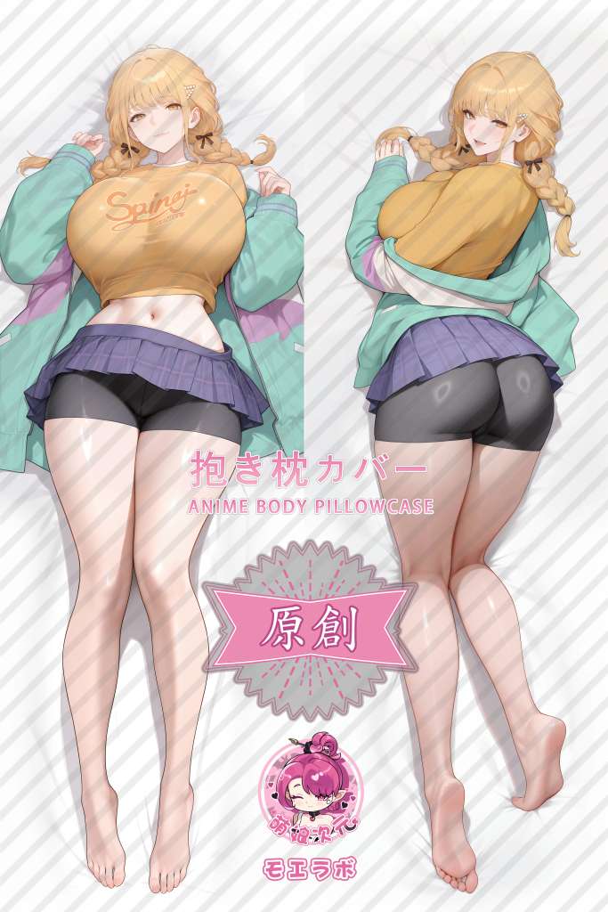 Gakuen Idolmaster 藤田言音 Anime Dakimakura Body Pillow Cover