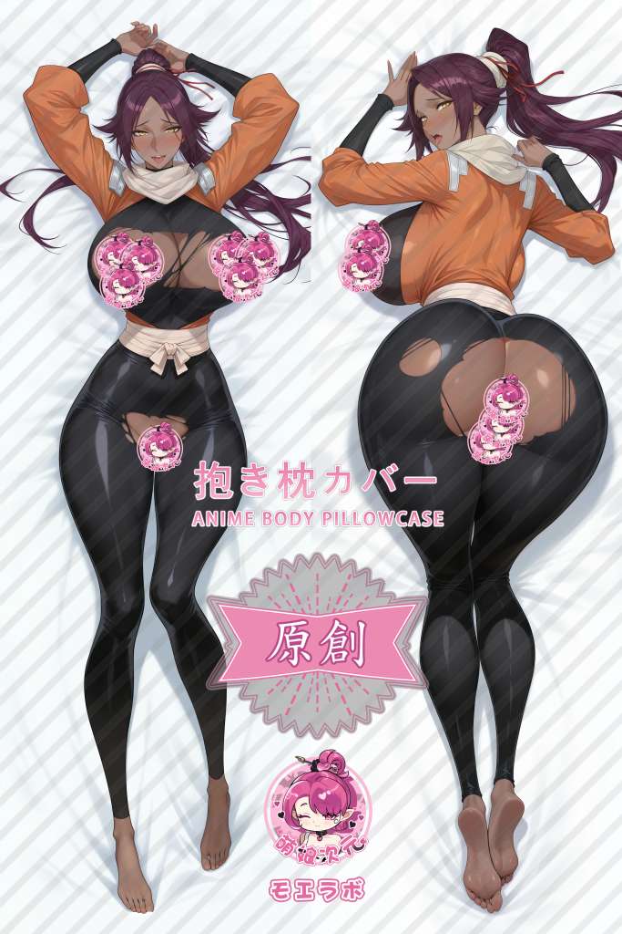 BLEACH 四枫院夜一 Anime Dakimakura Body Pillow Cover