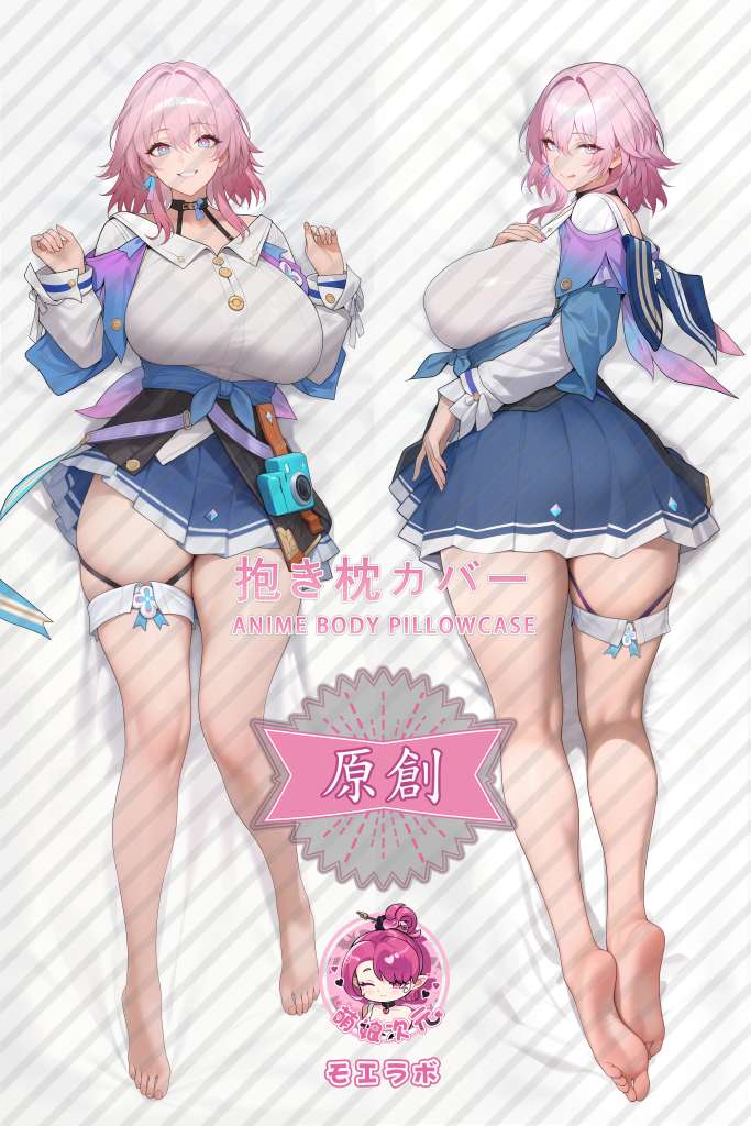 Honkai: Star Rail 三月七 Anime Dakimakura Body Pillow Cover