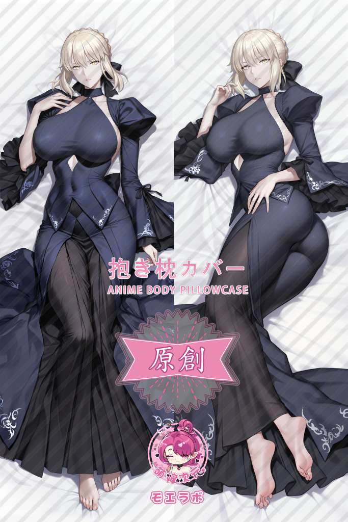 Fate 黑化saber Anime Dakimakura Body Pillow Cover