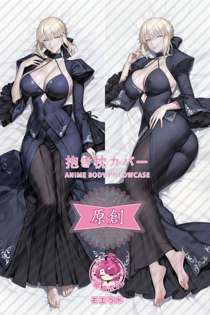 Fate 黑化saber Anime Dakimakura Body Pillow Cover