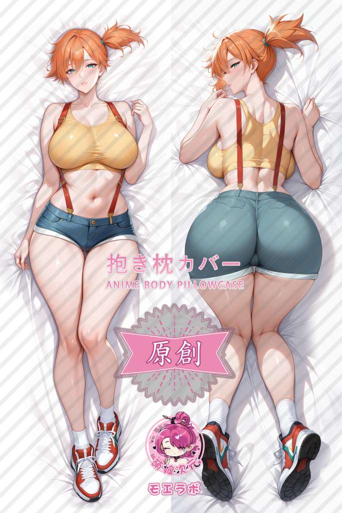 Pokemon 小霞 Anime Dakimakura Body Pillow Cover
