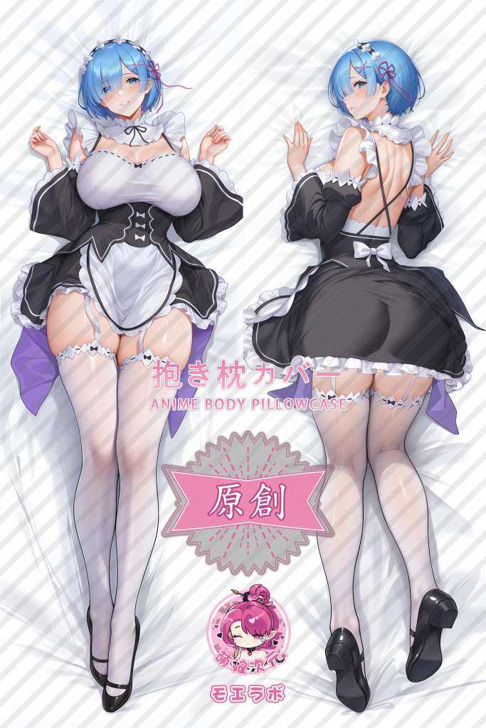 Re:Zero 雷姆 Anime Dakimakura Body Pillow Cover
