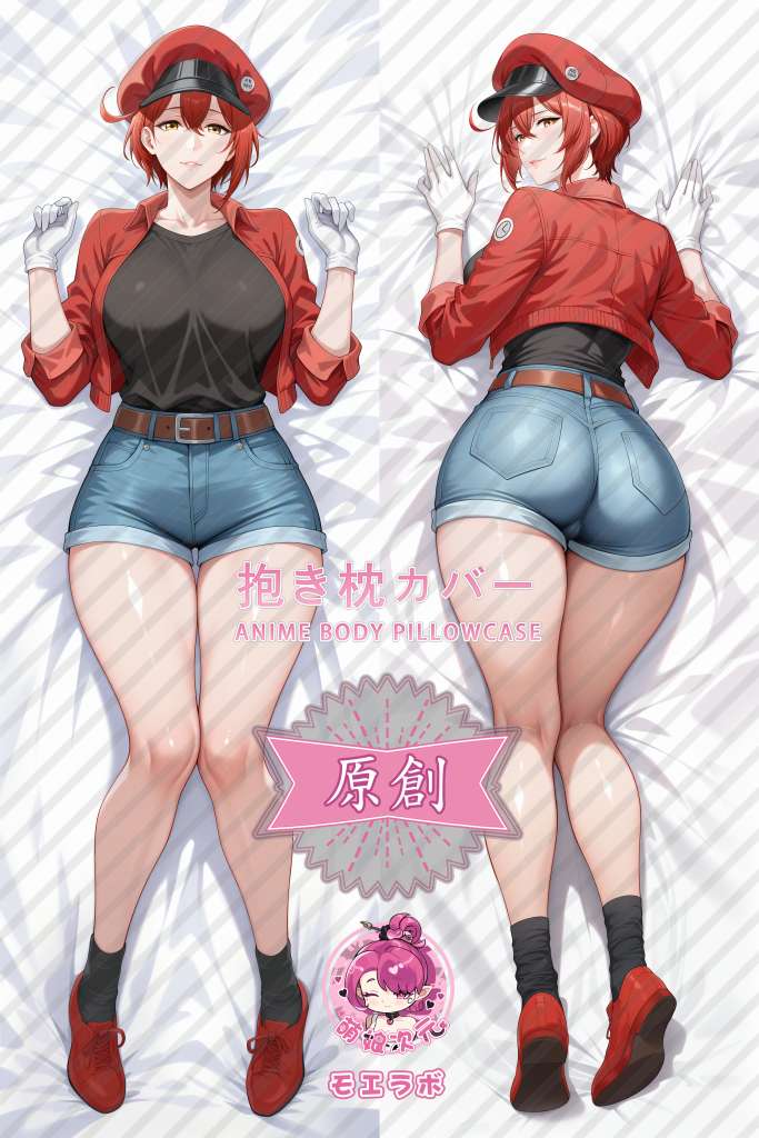 Cells at Work! 红细胞 Anime Dakimakura Body Pillow Cover