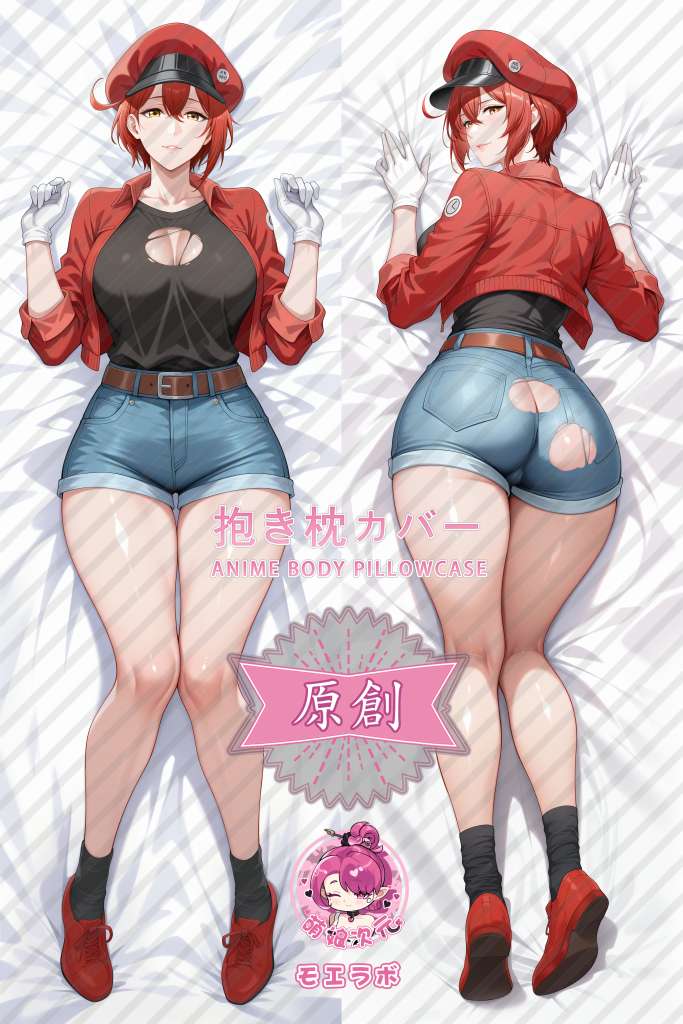 Cells at Work! 红细胞 Anime Dakimakura Body Pillow Cover