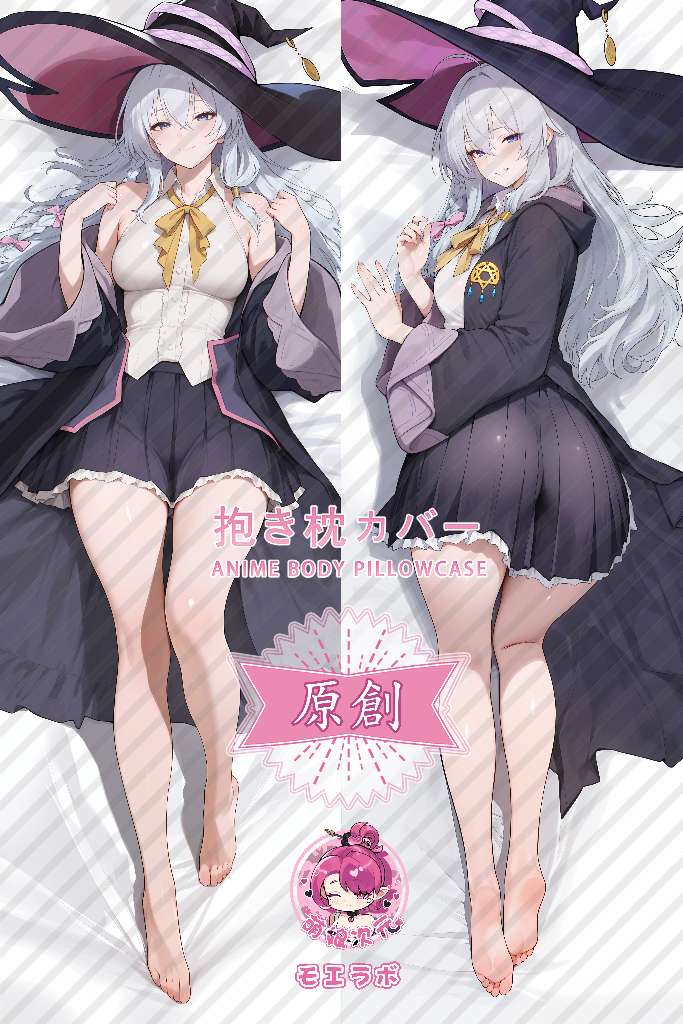 Wandering Witch: The Journey of Elaina 伊蕾娜 Anime Dakimakura Body Pillow Cover
