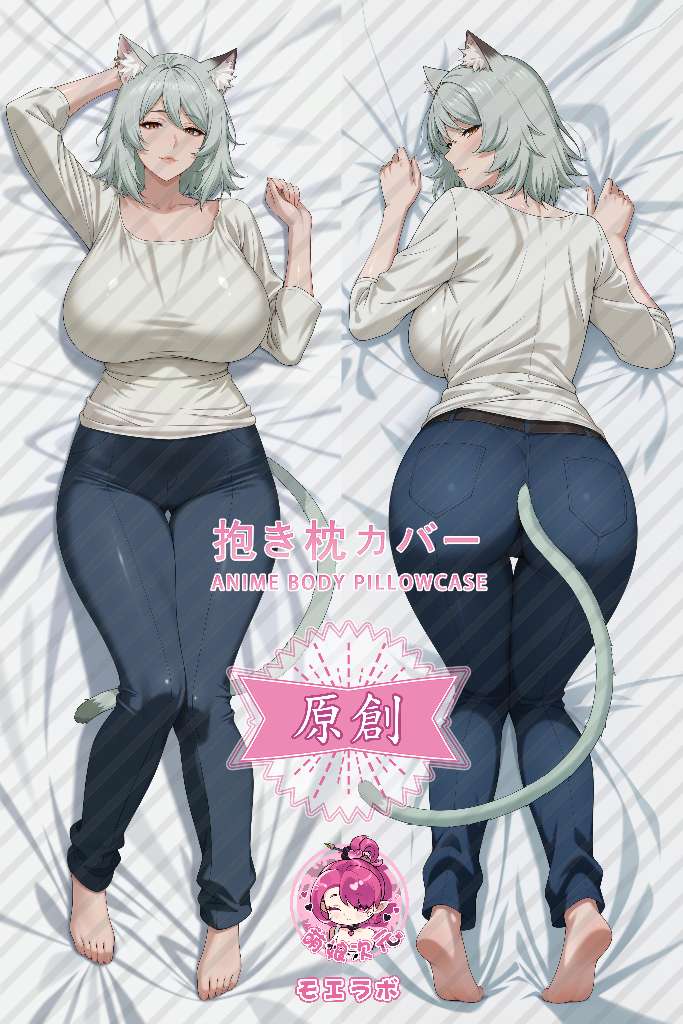 Neko Nyan Nyan 佐藤雅尼子 Anime Dakimakura Body Pillow Cover