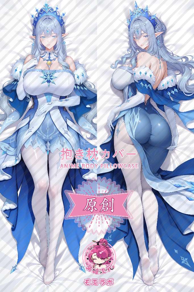 Genshin Impact Vodyanitsa Anime Dakimakura Body Pillow Cover