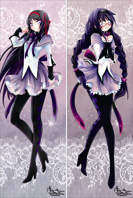 Puella Magi Madoka Magica Homura Akemi Anime Dakimakura Body Pillow Cover