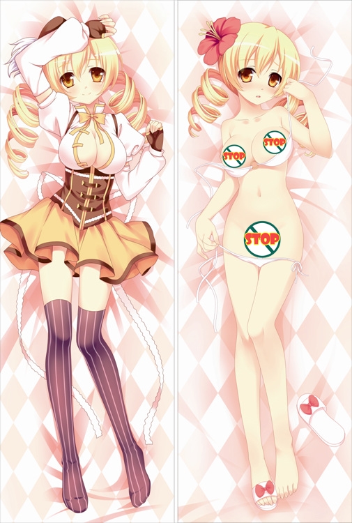 Puella Magi Madoka Magica Mami Tomoe Anime Dakimakura Body Pillow Cover