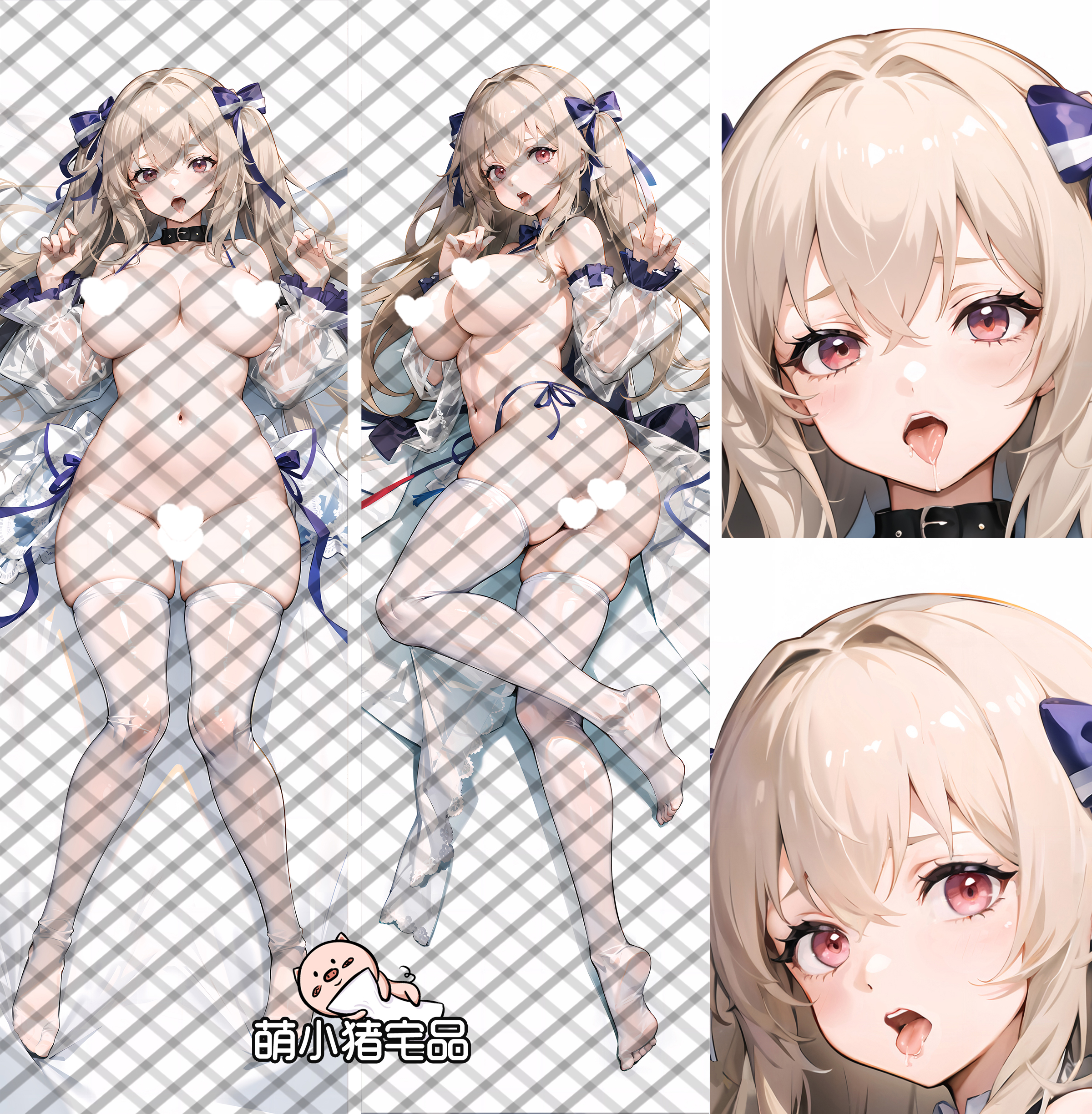 Azur Lane USS Anchorage Anime Dakimakura Pillow Cover
