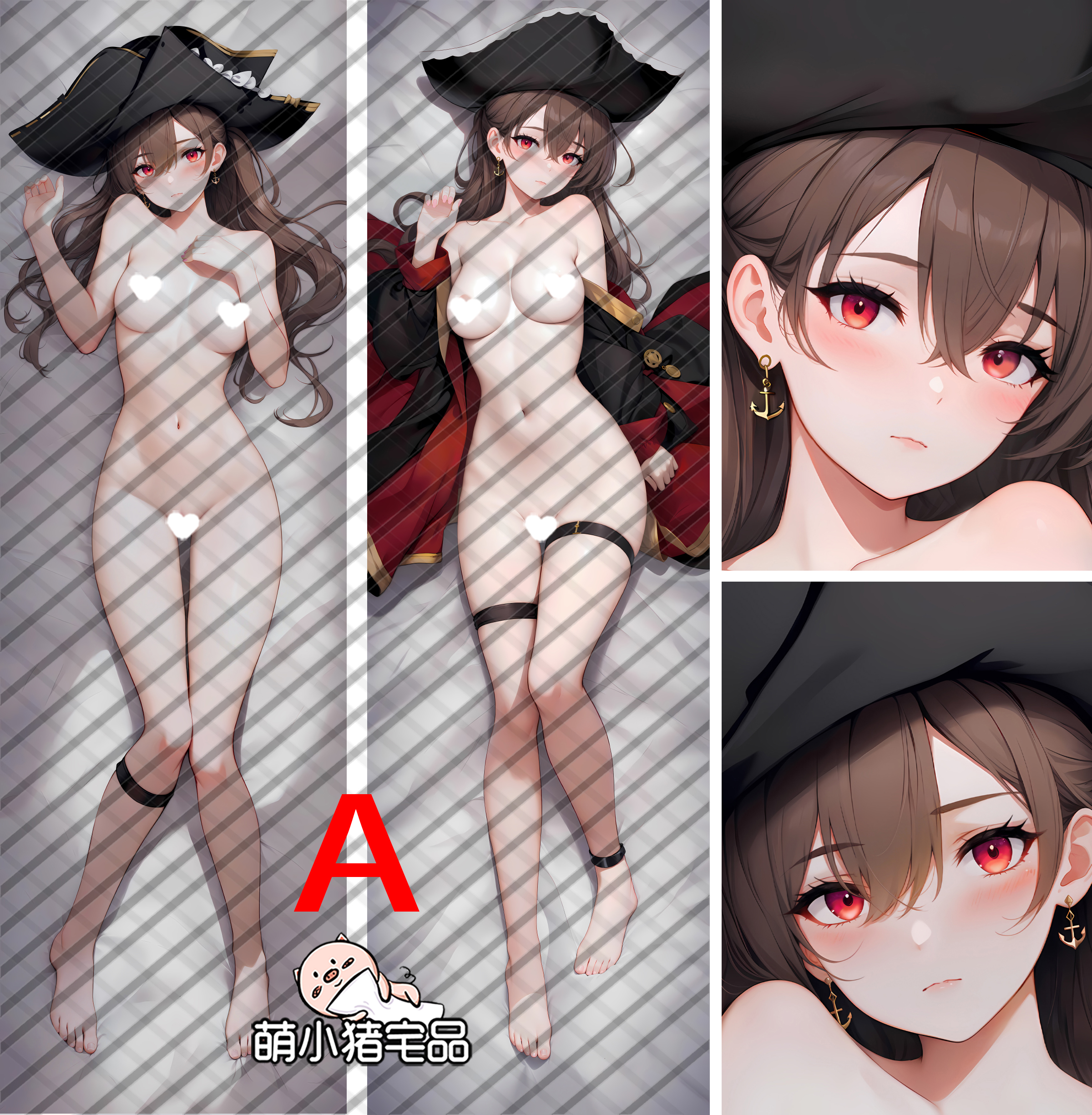 Azur Lane MNF Jean Bart Anime Dakimakura Pillow Cover
