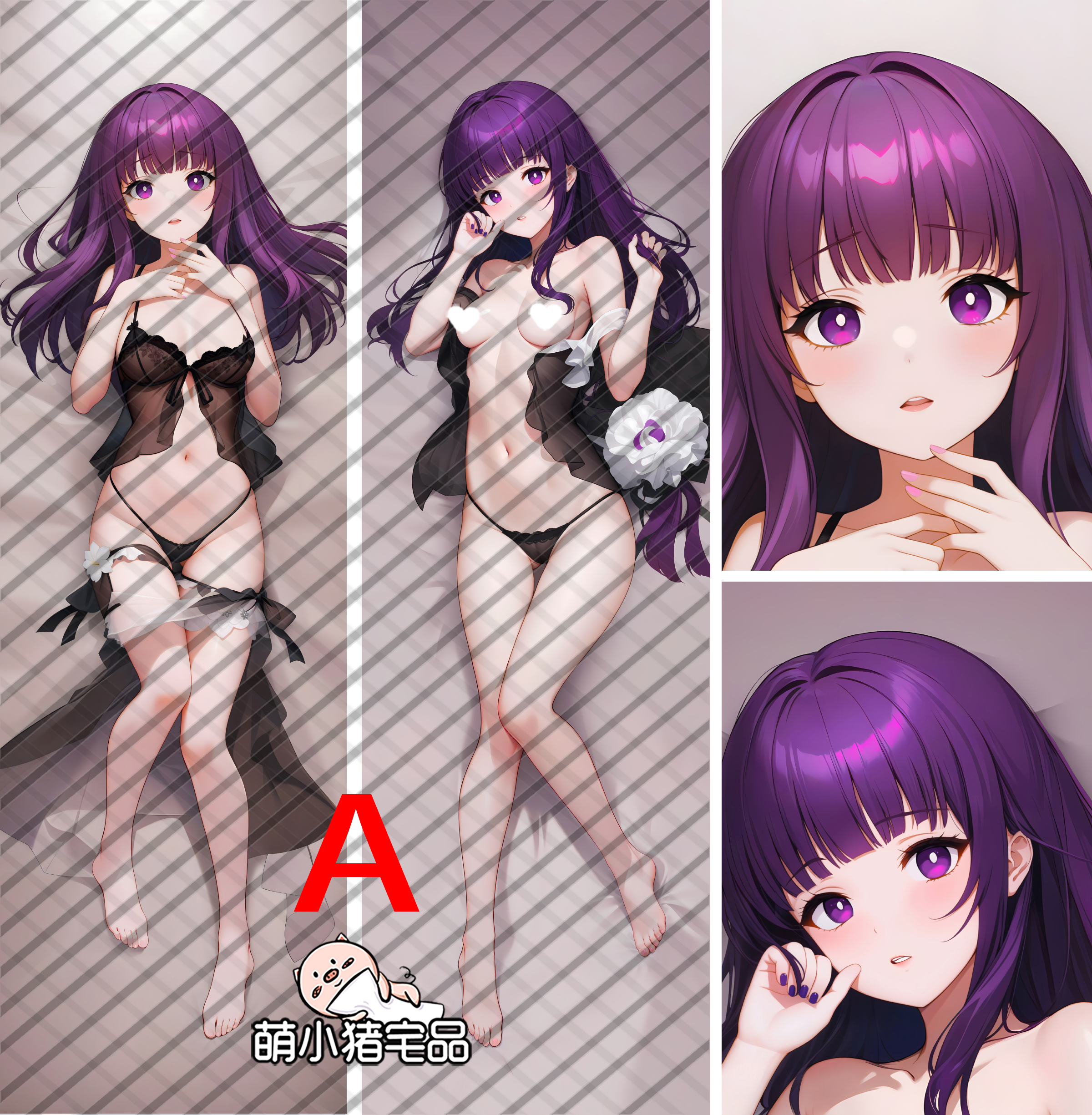 Frieren: Beyond Journey's End Fern Anime Dakimakura Pillow Cover