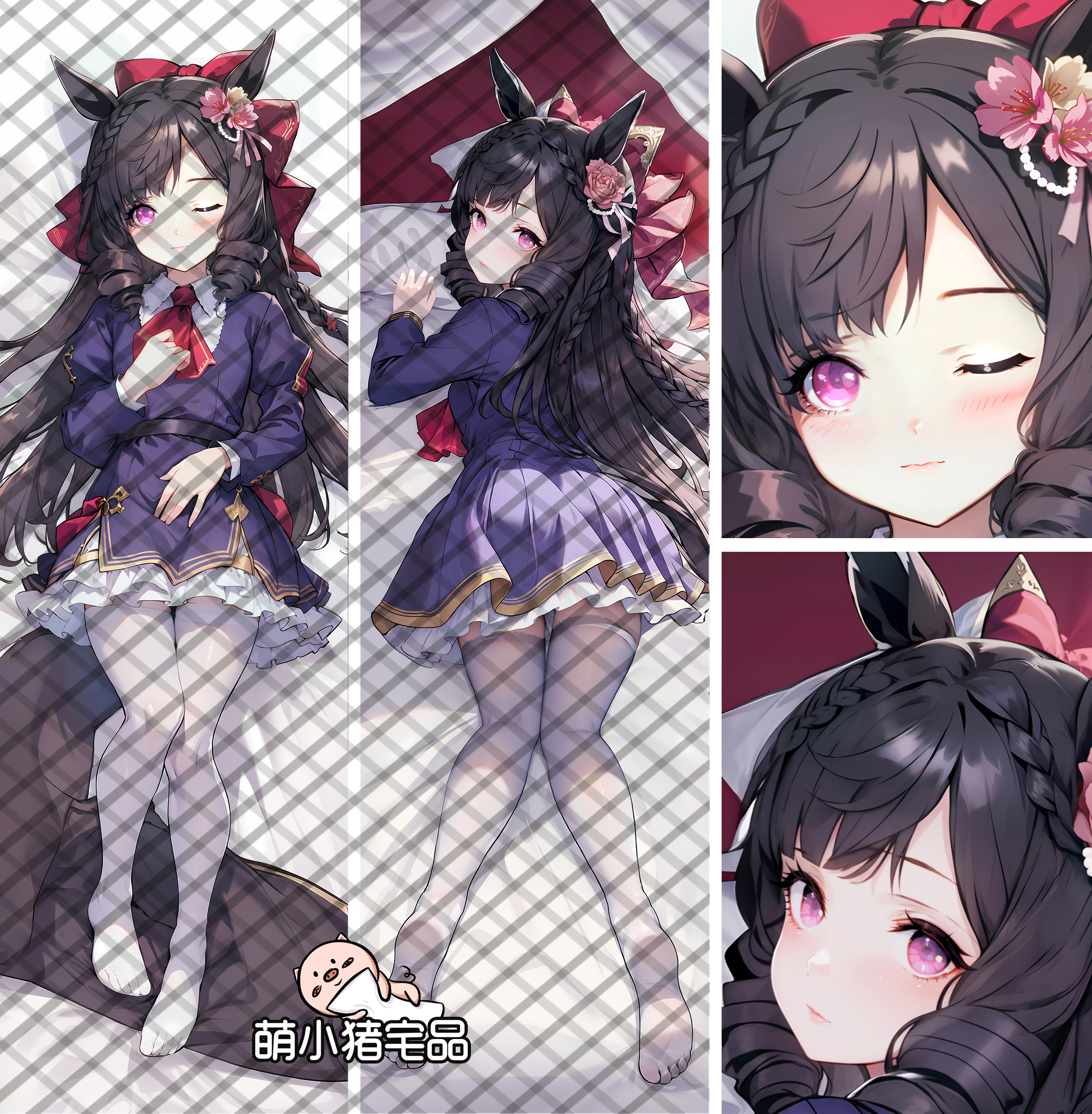 Uma Musume: Pretty Derby Daiichi Ruby Anime Dakimakura Pillow Cover