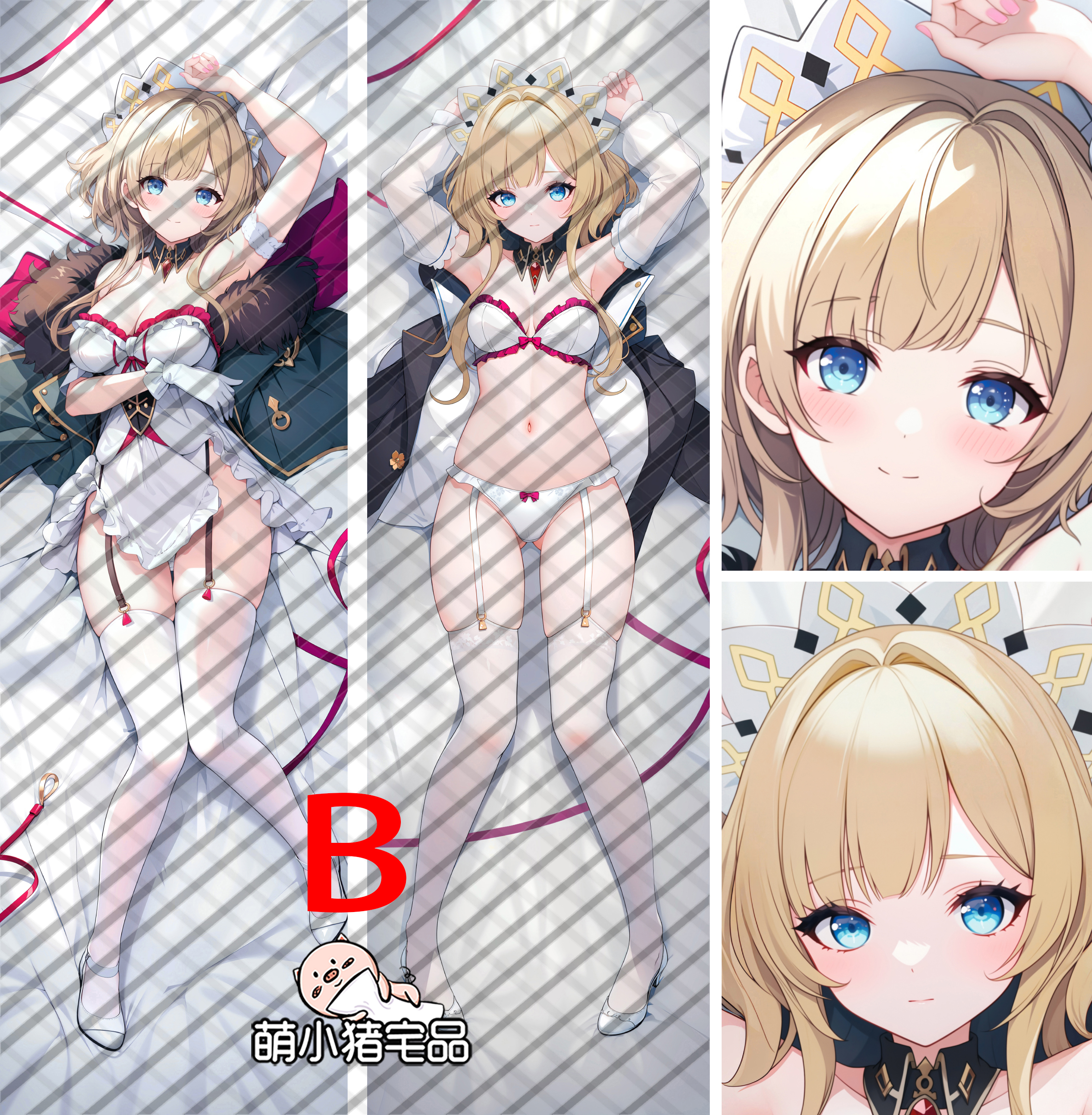 Genshin Impact Sandrone Anime Dakimakura Pillow Cover