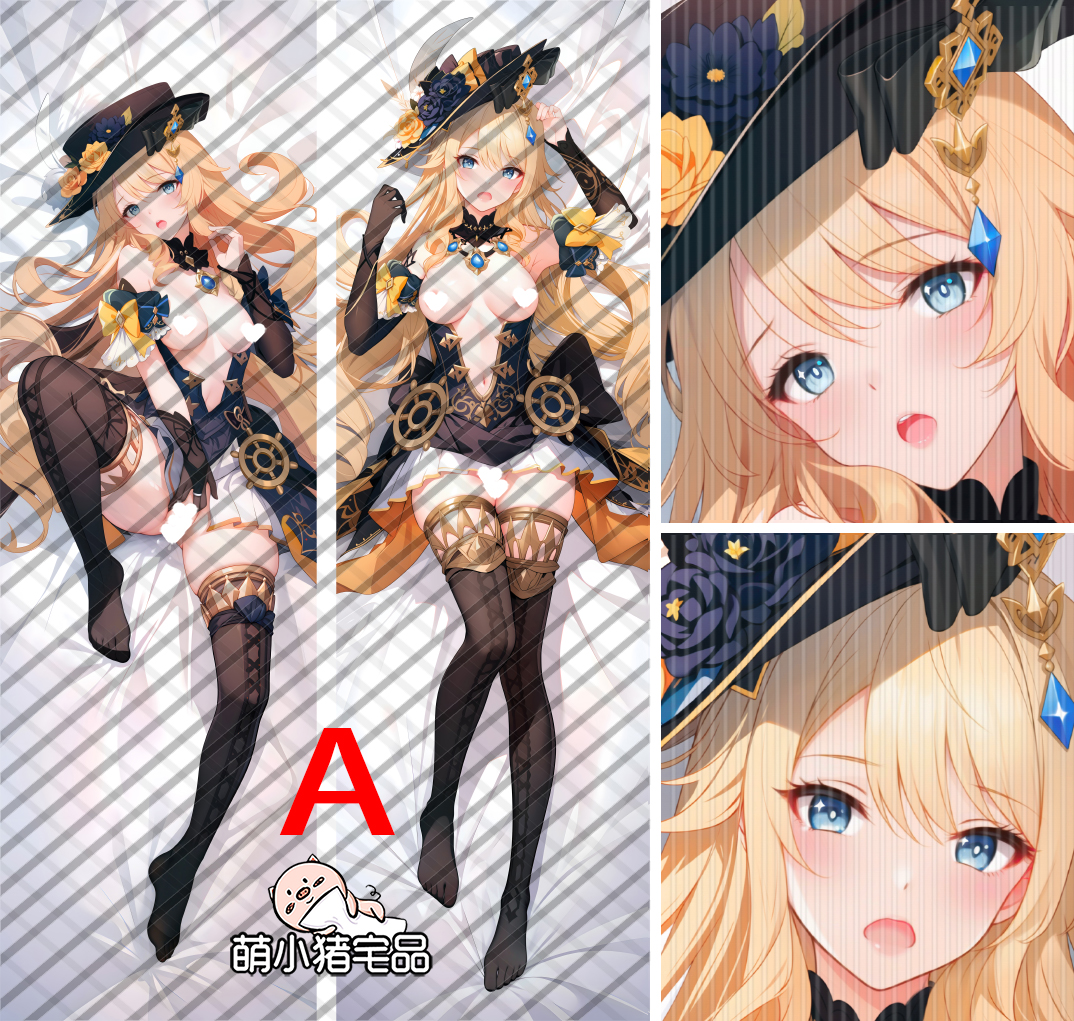Genshin Impact Navia Anime Dakimakura Pillow Cover