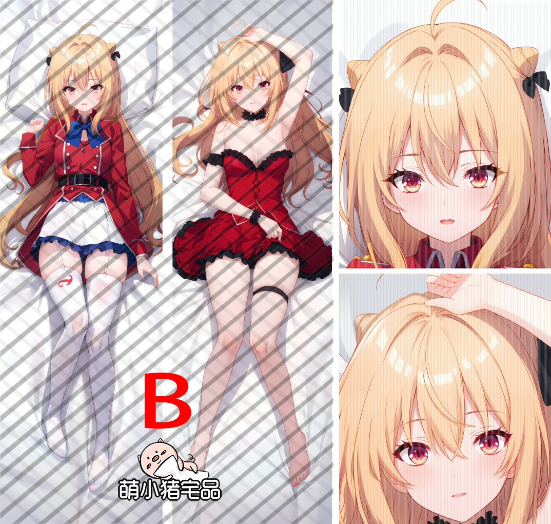 The Vexations of a Shut-In Vampire Princess Terakomari Gandesblood Anime Dakimakura Pillow Cover