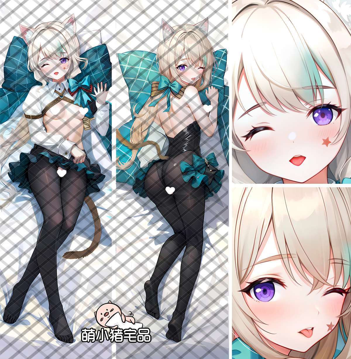 Genshin Impact Lynette Anime Dakimakura Pillow Cover