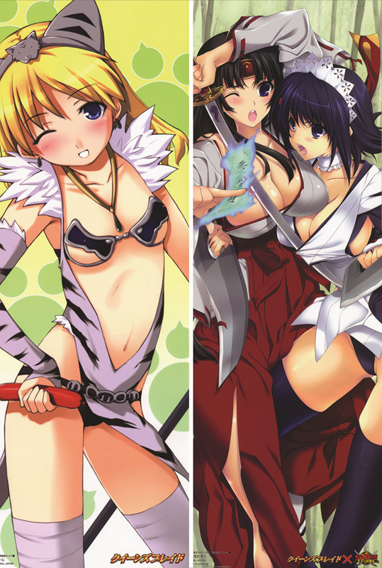 Queen's Blade Anime Dakimakura Body Pillow Cover