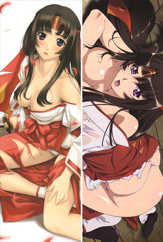 Queen's Blade Tomoe Anime Dakimakura Body Pillow Cover