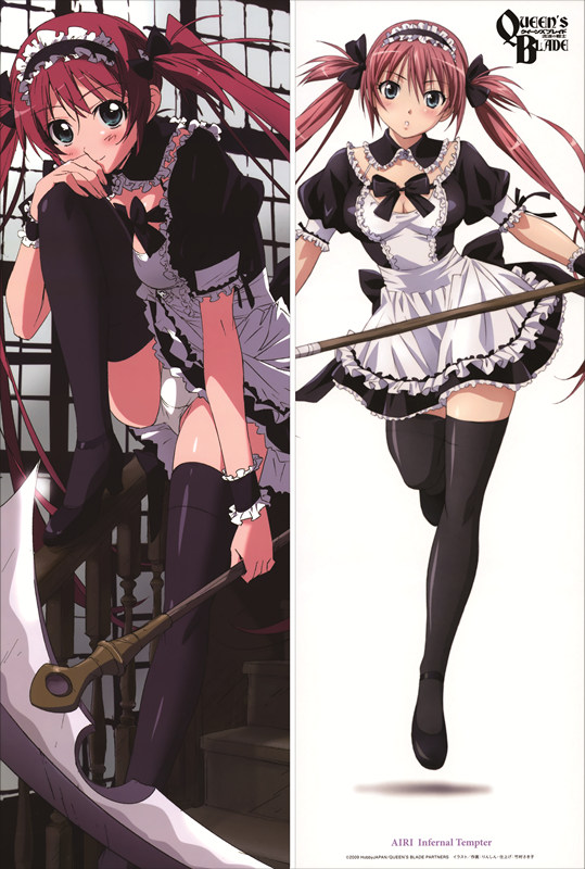 Queen's Blade Airi Sena Anime Dakimakura Body Pillow Cover