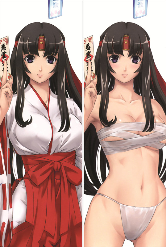 Queen's Blade Tomoe Anime Dakimakura Body Pillow Cover