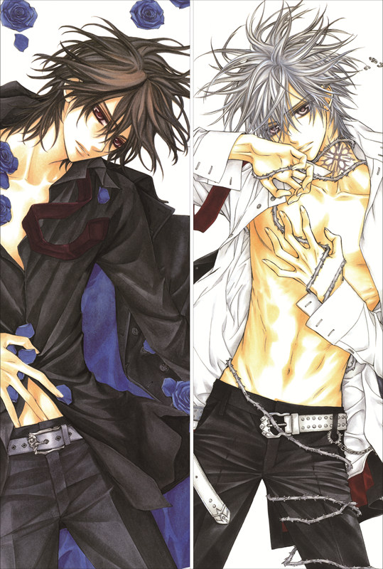 Vampire Knight Kaname Kuran + Zero Kiryuu Anime Dakimakura Anime Dakimakura Body Pillow Case