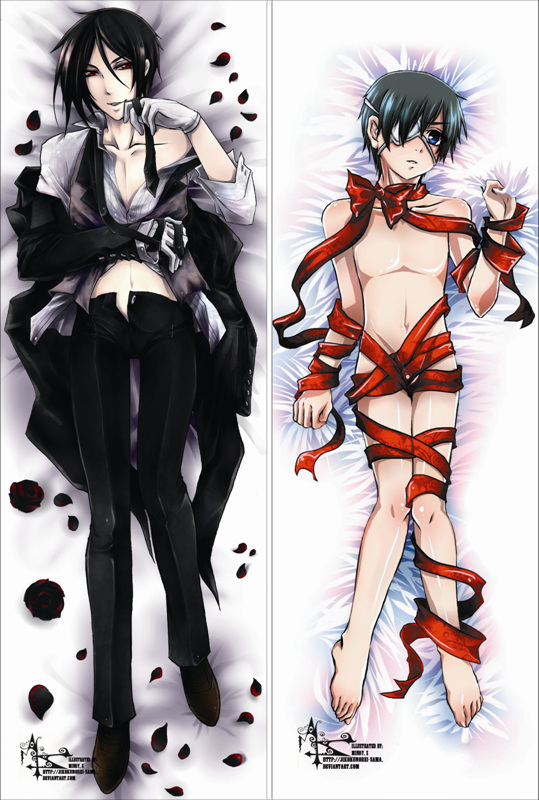 Black Butler Sebastian Michaelis Anime Dakimakura Anime Dakimakura Body Pillow Case