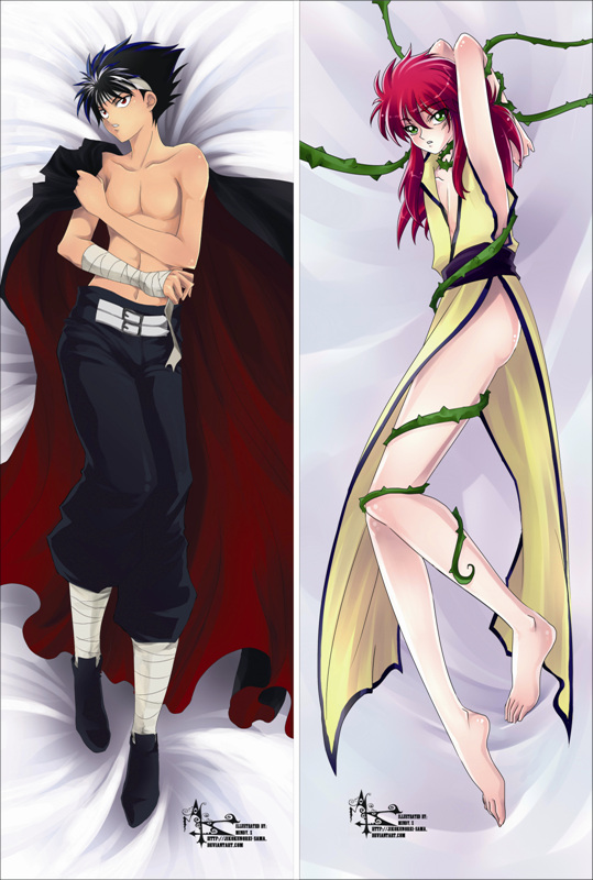 Yu Yu Hakusho Hiei Anime Dakimakura Anime Dakimakura Body Pillow Case