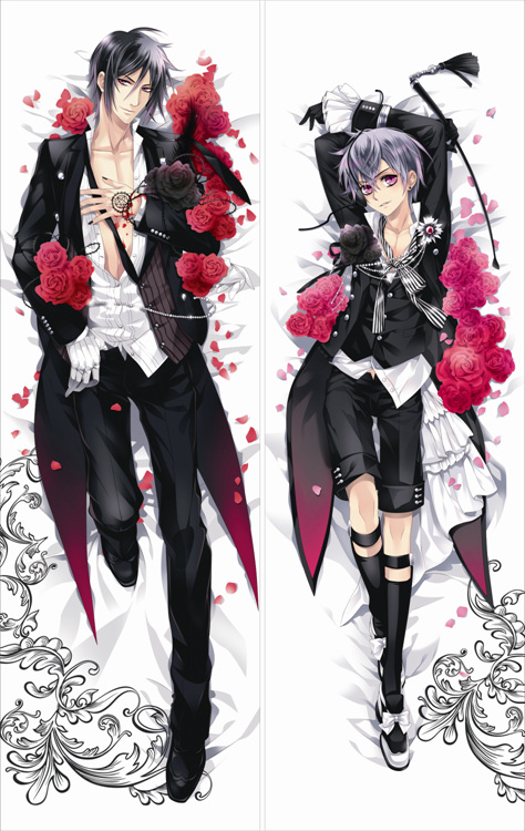Black Butler Sebastian Michaelis Anime Dakimakura Anime Dakimakura Body Pillow Case