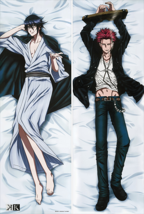 K: Return of Kings Mikoto Suoh + Reishi Munakata Anime Dakimakura Anime Dakimakura Body Pillow Case