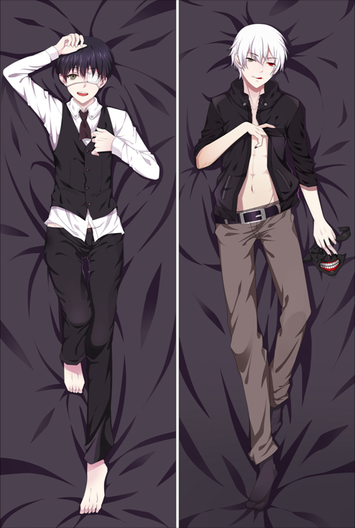 Tokyo Ghoul Ken Kaneki Anime Dakimakura Anime Dakimakura Body Pillow Case