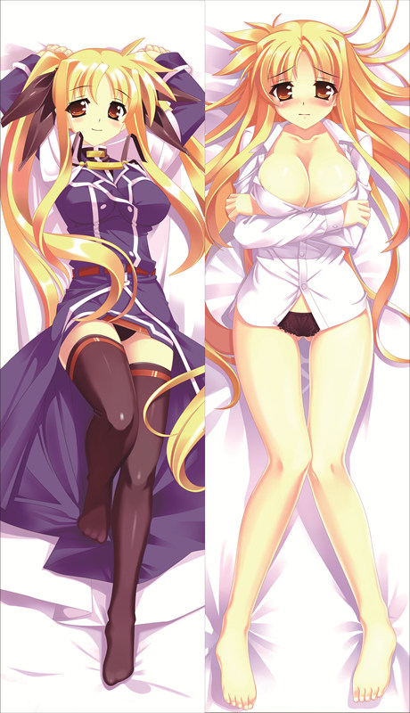Magical Girl Lyrical Nanoha Fate Testarossa Anime Dakimakura Body Pillow Cover