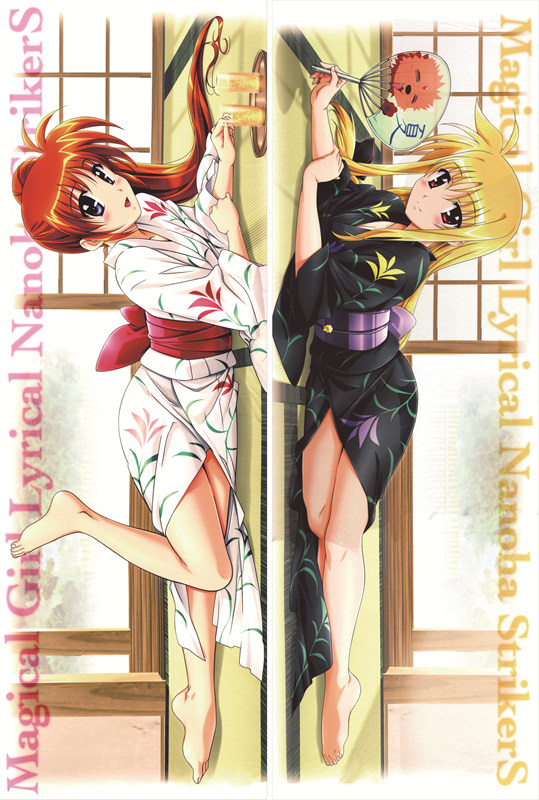 Magical Girl Lyrical Nanoha Fate Testarossa Anime Dakimakura Body Pillow Cover