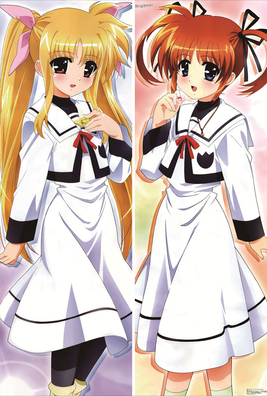 Magical Girl Lyrical Nanoha Fate Testarossa Anime Dakimakura Body Pillow Cover