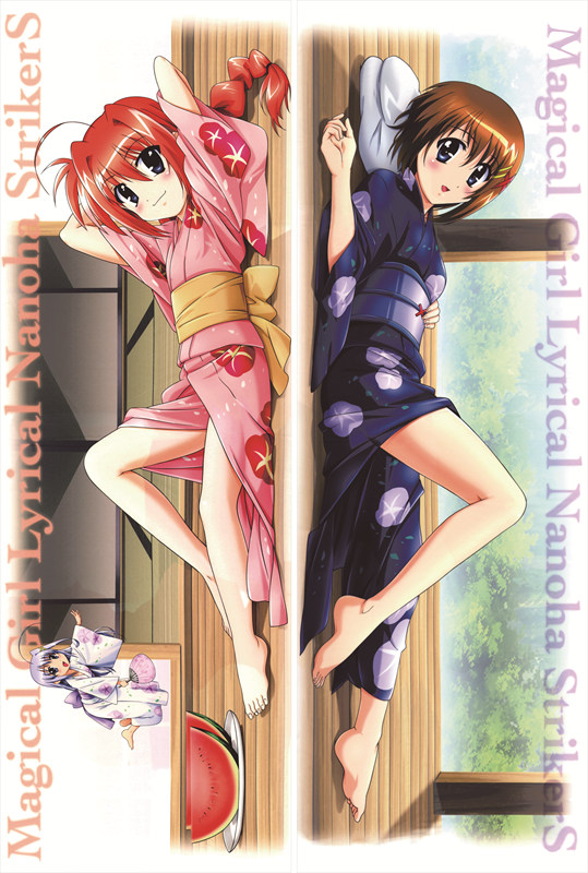 Magical Girl Lyrical Nanoha Fate Testarossa Anime Dakimakura Body Pillow Cover