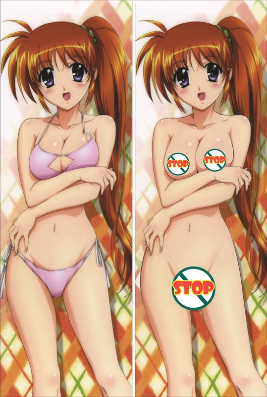 Magical Girl Lyrical Nanoha Fate Testarossa Anime Dakimakura Pillow Cover